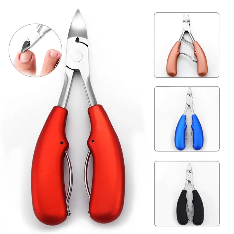 1Pc Toe Nail Clippers Nail Correction Thick Nails Ingrown Toenails Nippers Cutters Dead Skin Dirt Remover Pedicure Care Tool