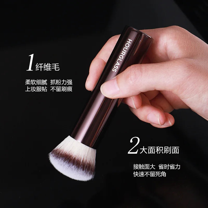 1 Piece Angled Foundation Makeup Brushes Liquid Foundation Make Up Brush Exquisite Professional Cosmetic Tool Metal Handle
