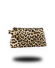 Leopard Vegan Leather Clutch