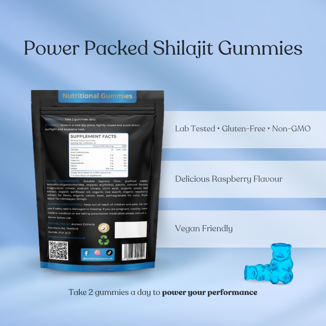 Shilajit Gummies Blueberry Flavour | Health