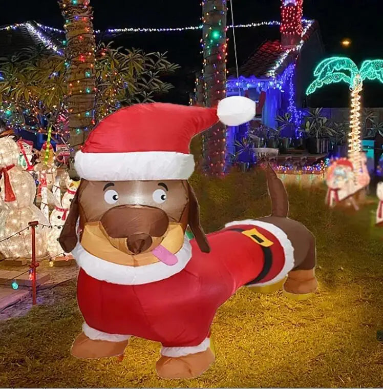 DOG CAUGHT SANTA - HOME & GARDEN