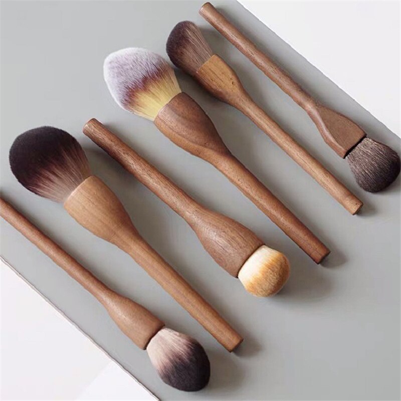 Wooden High Quality Makeup Brushes | Makeup