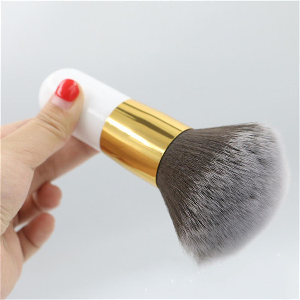 New Pro Large Size Makeup Brush For Loose Powder Foundation Powder Blush Highlighter Brush Soft Hair Cosmetics Lady Make Up Tool