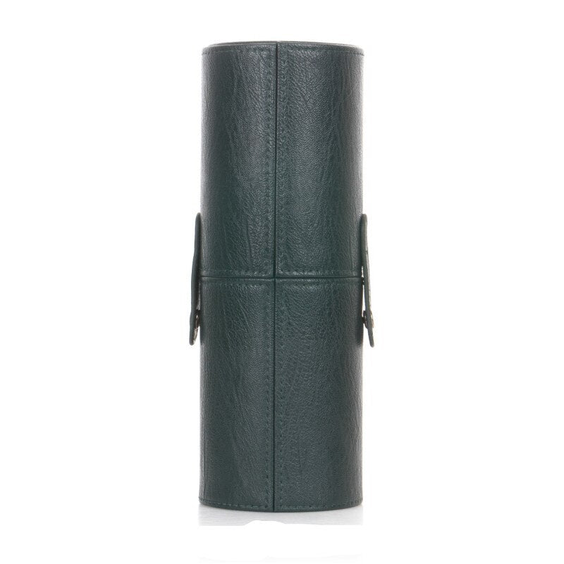 Portable Travel PU Leather Makeup Brush Tools Holder Cosmetic Pens Storage Cup Case Box Makeup Tool Organizer