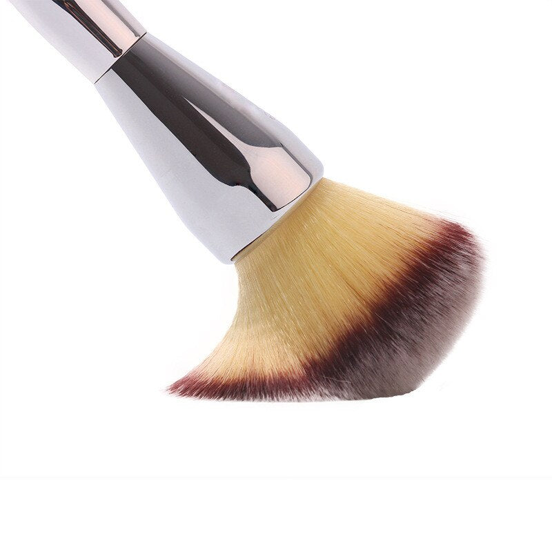 Very Big Beauty Powder Brush Makeup Brushes Blush Foundation Round Make Up Large Cosmetics Aluminum Brushes Soft Face Makeup